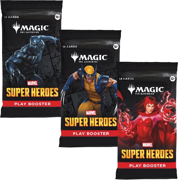 Magic The Gathering TCG Marvel Super Heroes Play Booster Pack