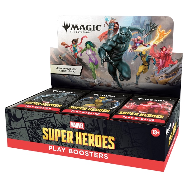 Magic The Gathering TCG Marvel Super Heroes Play Boosters Booster Box