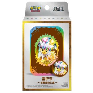 Pokémon TCG Simplified Chinese Terastal Gathering Tin collection Box - Jolteon