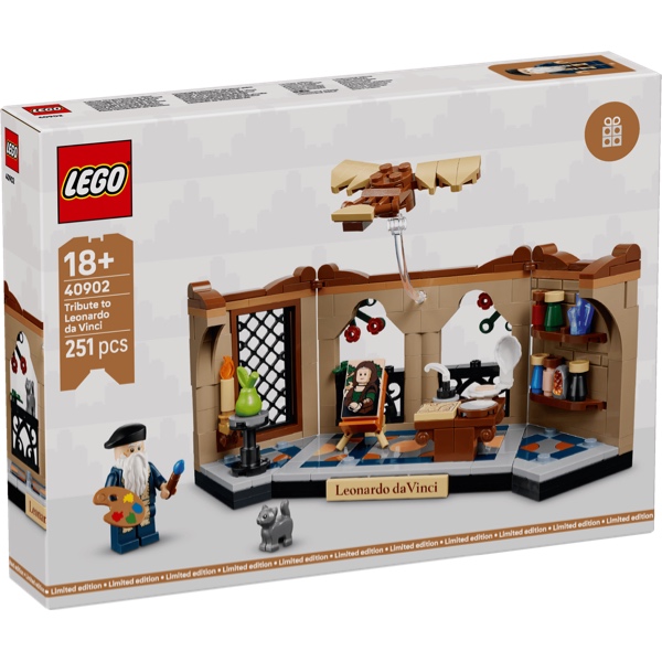 LEGO Exclusive 40902 Eerbetoon aan Leonardo da Vinci