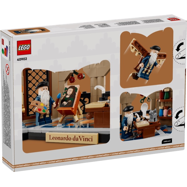 LEGO Exclusive 40902 Eerbetoon aan Leonardo da Vinci - Afbeelding 4