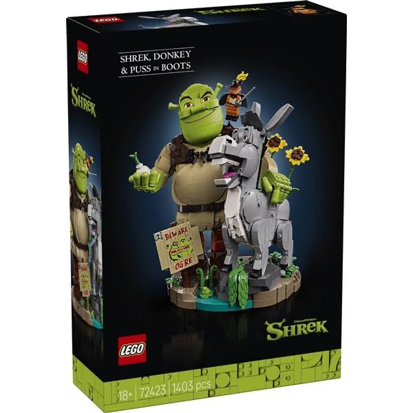 LEGO Dreamworks 72423 Shrek, Ezel en de Gelaarsde Kat