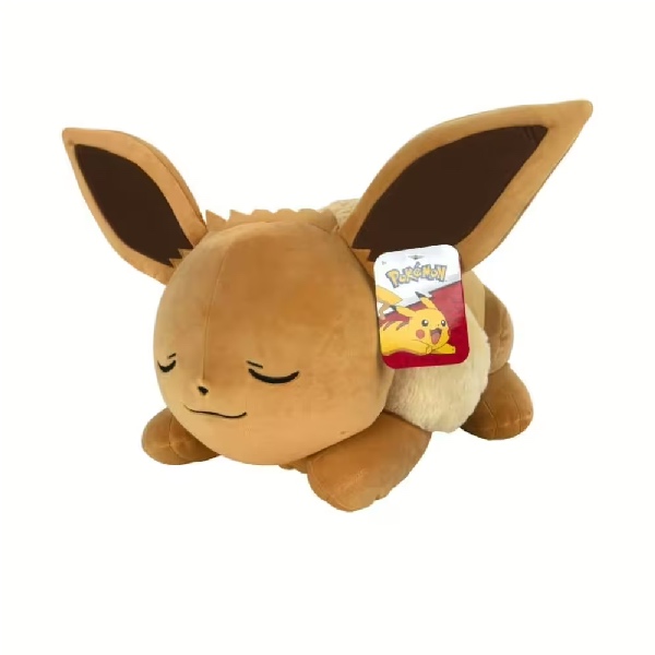 Pluche Jazwares Pokémon Squishmallow - Slapende Eevee 45CM