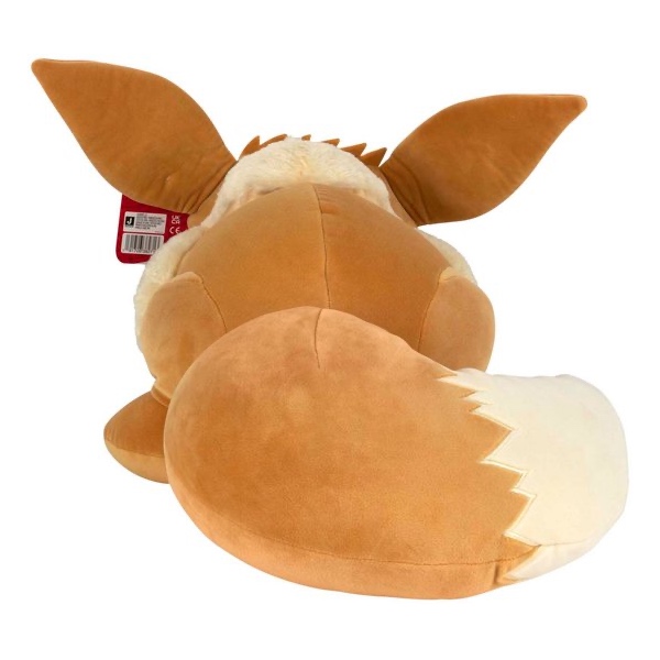 Pluche Jazwares Pokémon Squishmallow - Slapende Eevee 45CM - Afbeelding 3