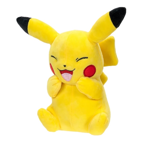 Pluche Jazwares Pokémon PKW3080 - Pikachu Lachend 20CM - Afbeelding 2