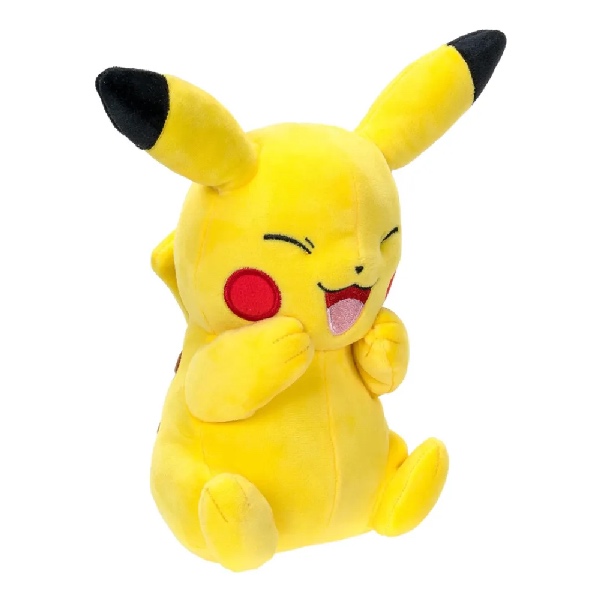 Pluche Jazwares Pokémon PKW3080 - Pikachu Lachend 20CM - Afbeelding 3