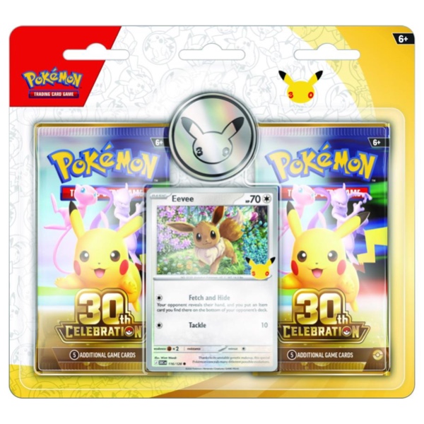 Pokémon TCG 30th Celebration 2-Booster Blister Eevee