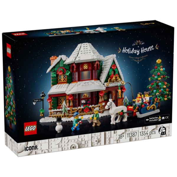 LEGO Icons 11387 Oma's Kersthuis