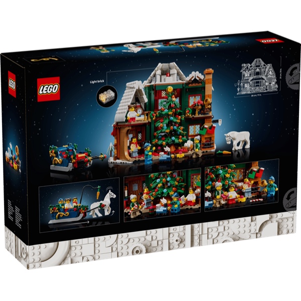 LEGO Icons 11387 Oma's Kersthuis - Afbeelding 6