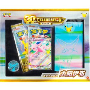 Pokémon TCG Simplified Chinese 30th Celebration Espeon Metal Deck Box