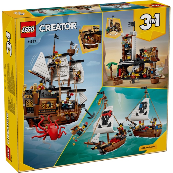 LEGO Creator 31387 3in1 Klassiek Piratenschip - Afbeelding 5