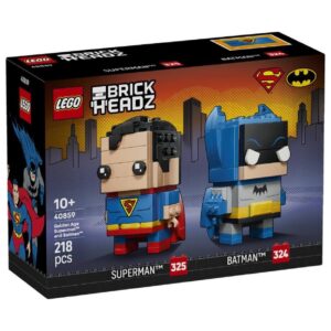 LEGO Brickheadz 40859 Golden Age Superman en Batman Figuren