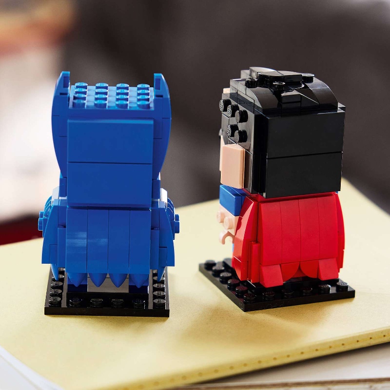 LEGO Brickheadz 40859 Golden Age Superman en Batman Figuren - Afbeelding 3
