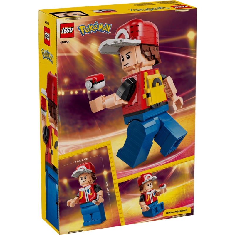LEGO Pokémon 40868 Grote Minifiguur Van Red - Afbeelding 5
