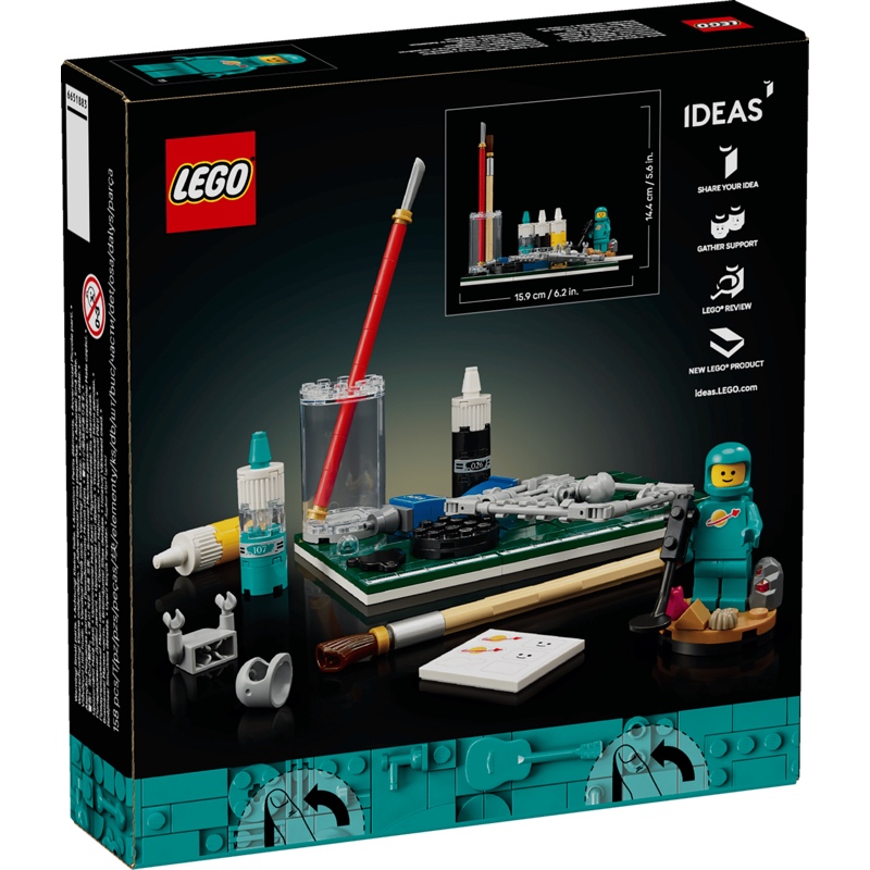 LEGO Ideas 40889 Bouwen Verven en Spelen - Afbeelding 3