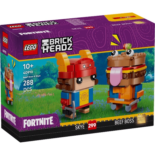 LEGO Brickheadz 40910 Fortnite Beef Boss en Skye Figuren