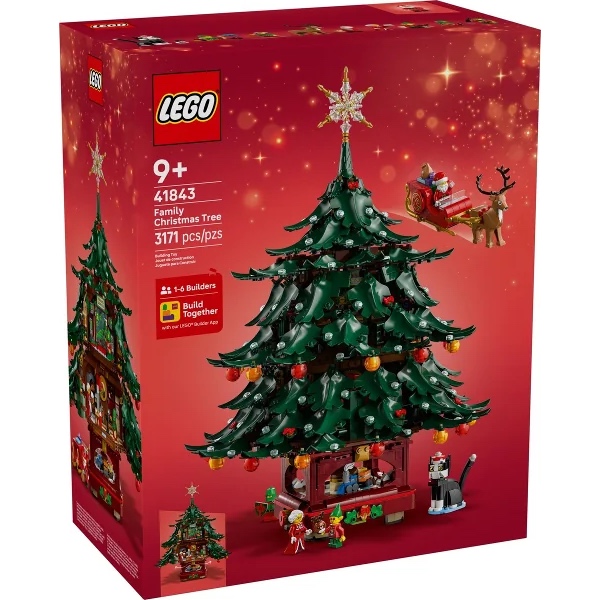 LEGO Icons 41843 Decoratieve Kerstboom voor het hele gezin