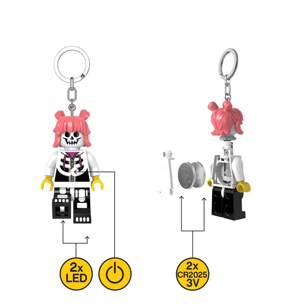 LEGO Sleutellampje Skeleton Girl - Afbeelding 4