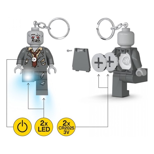 LEGO Sleutellampje Monsters Zombie - Afbeelding 4